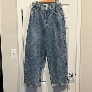 BDG Urban Outfitters High Rise Baggy Blue Jeans Size 34